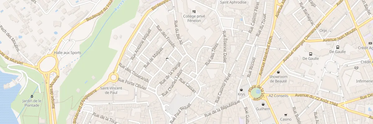 Plan du 39 Rue Charles Labor à Béziers