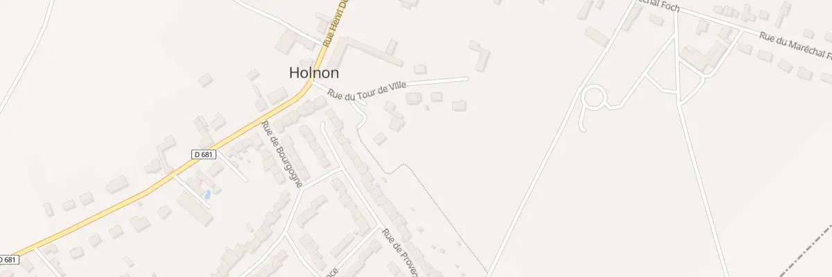 Plan du 6 Rue du Tour de Ville à Holnon