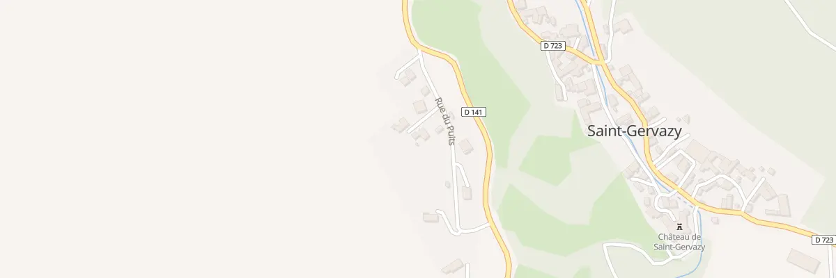 Plan du 5003 Derriere Les Garennes à Saint-Gervazy
