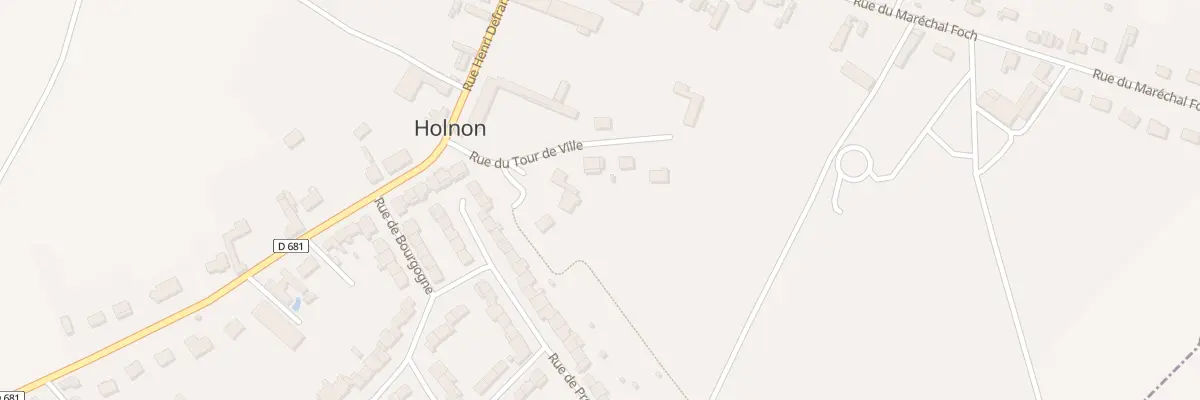 Plan du 8 Rue du Tour de Ville à Holnon