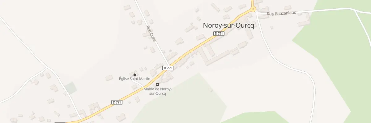 Plan du 25 Rue Principale à Noroy-sur-Ourcq
