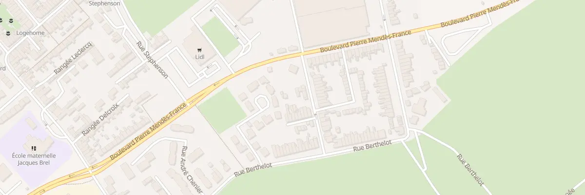 Plan du 19 Rue Caporal J Leclercq à Wattrelos