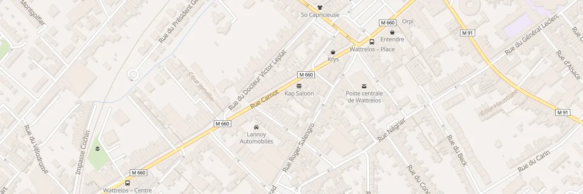 Plan du 31B Rue Carnot à Wattrelos