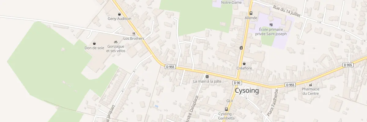 Plan du 130 Rue Jean-baptiste Lebas à Cysoing
