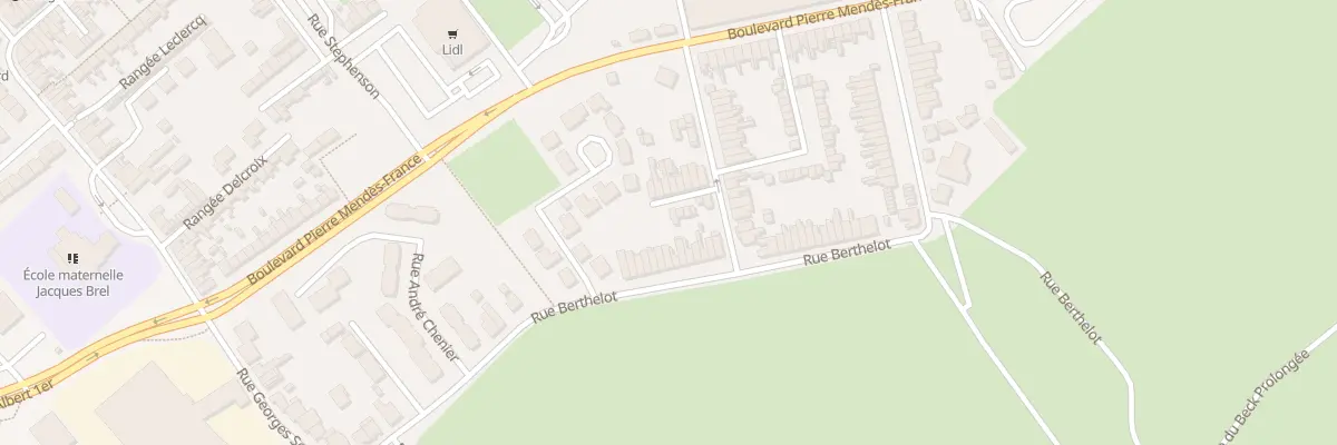 Plan du 81 Rue Berthelot à Wattrelos
