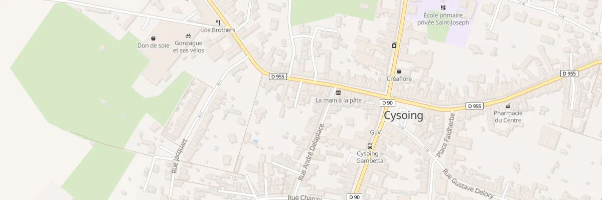 Plan du 127C Rue J B Lebas Cour Bomart à Cysoing