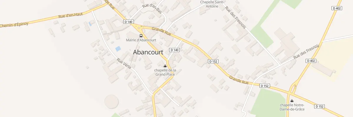 Plan du 5 Rue de la Place à Abancourt