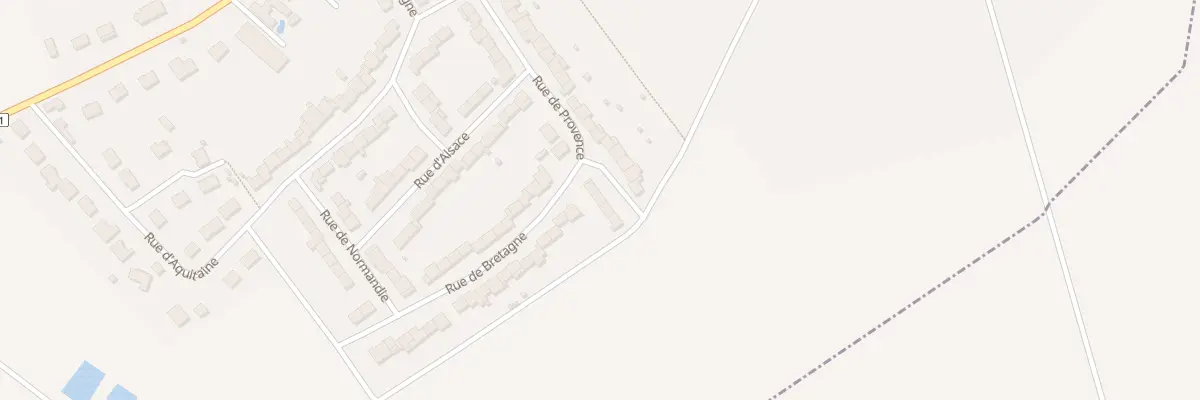 Plan du 25 Rue de Provence à Holnon