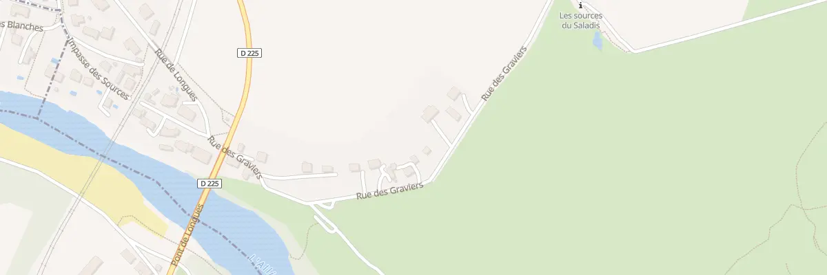 Plan du 7 Rue des Graviers aux Martres-de-Veyre