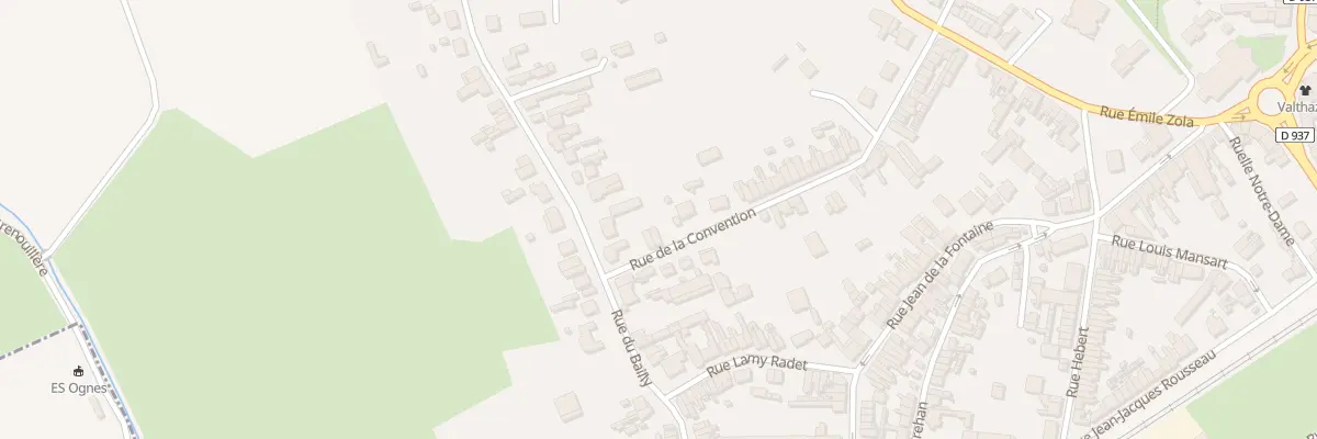 Plan du 106 Rue de la Convention à Chauny