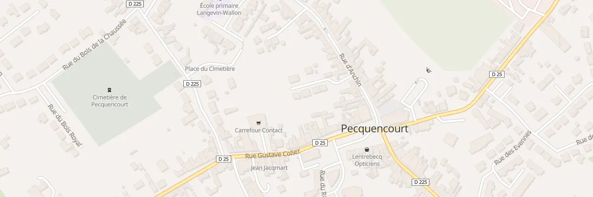Plan du 91 Rue du Presbytere à Pecquencourt