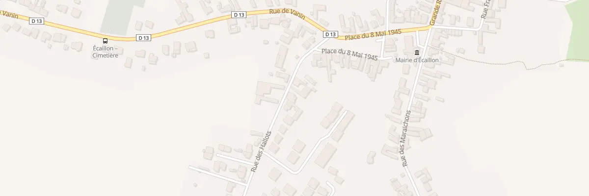 Plan du 5 Rue des Hallots à Écaillon