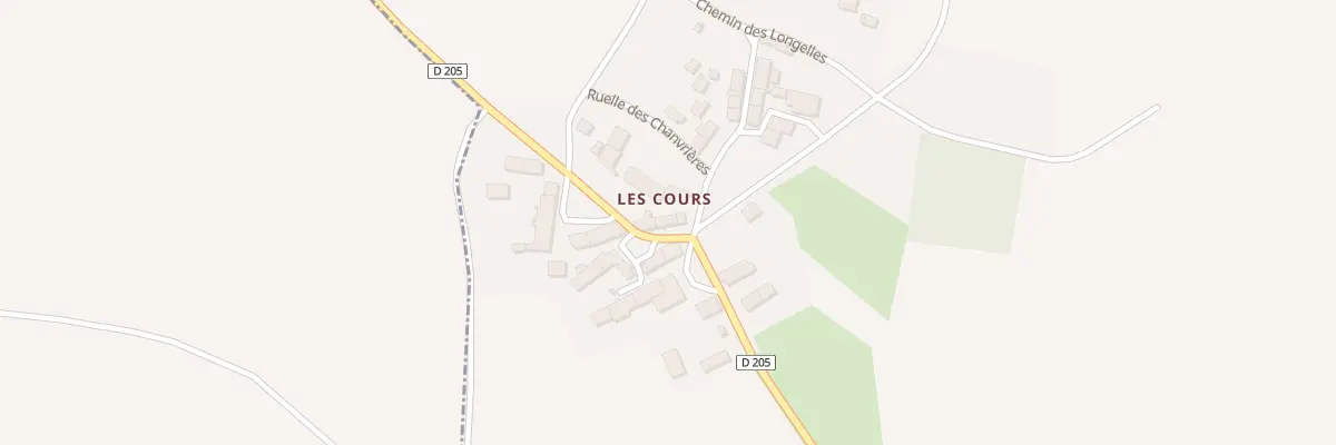 Plan du 139A Les Cours à Sainpuits