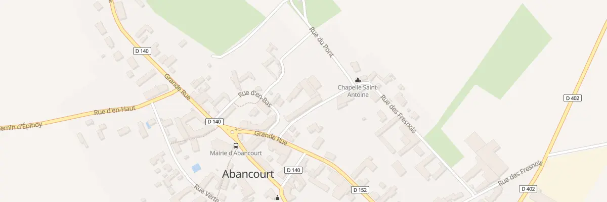 Plan du 26 Rue des Fresnois à Abancourt