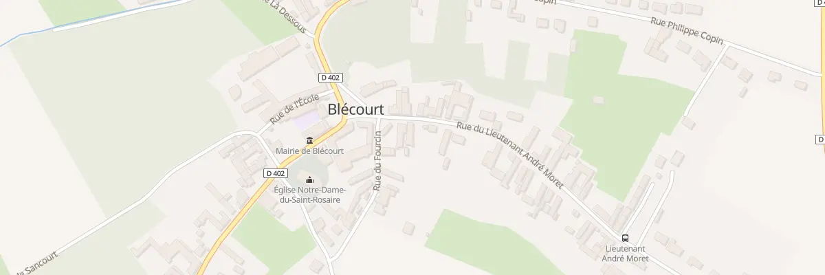 Plan du 4 Rue Andre Moret à Blécourt