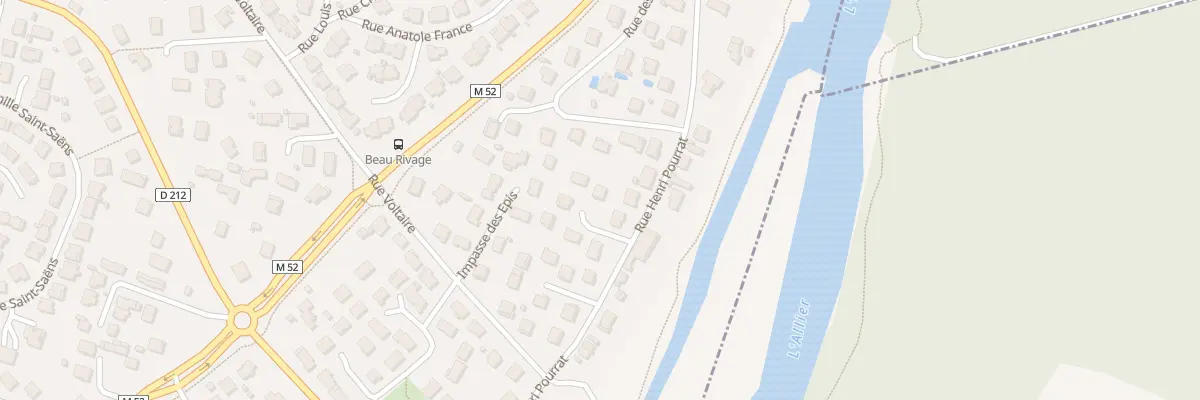 Plan du 43 Rue Henri Pourrat à Cournon-d’Auvergne