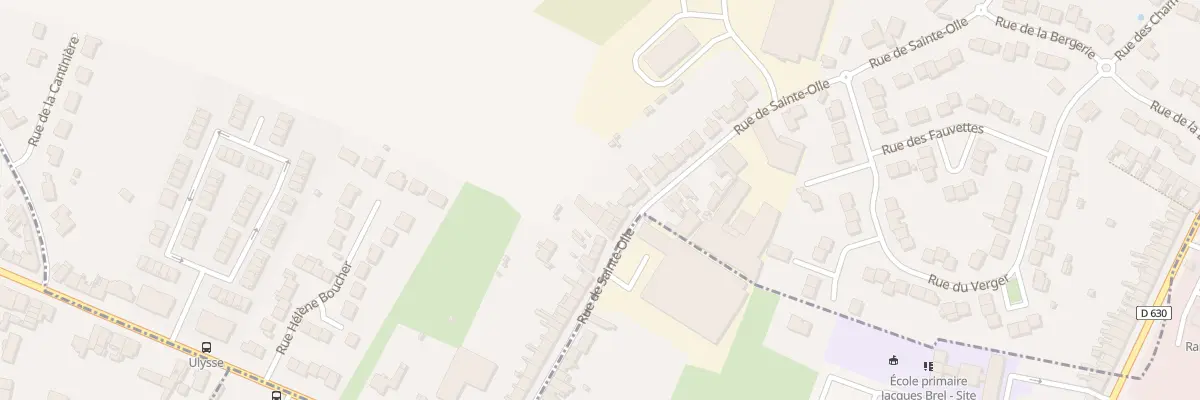 Plan du 43 Rue de Sainte-olle à Neuville-Saint-Rémy