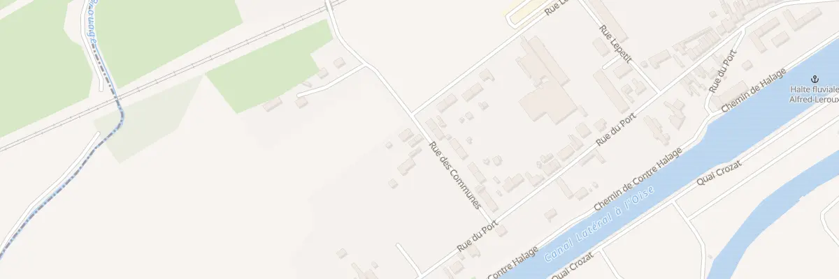 Plan du 14 Rue des Communes à Chauny
