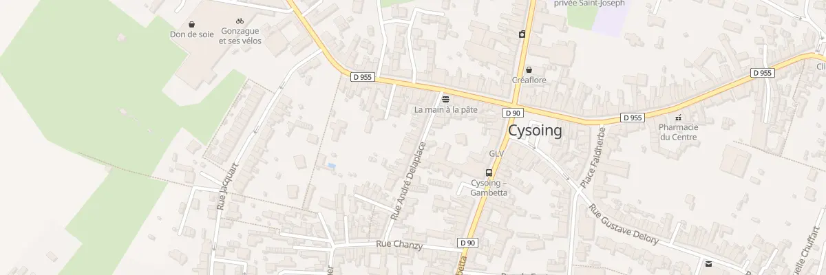 Plan du 54 Rue Andre Delaplace à Cysoing