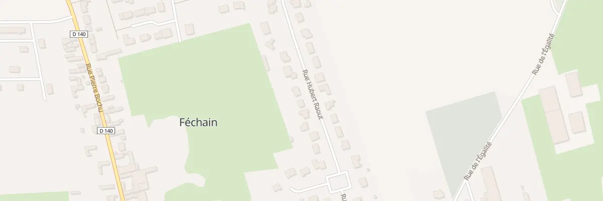 Plan du 29 Rue Hubert Raout à Féchain