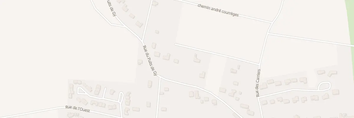 Plan du 28 Rue du Puits de Gy à Nailly