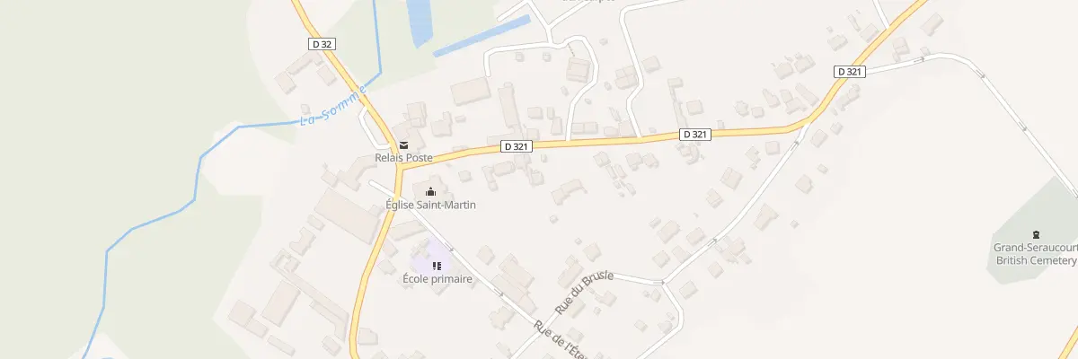 Plan du 9 Rue Charles Voyeux à Seraucourt-le-Grand