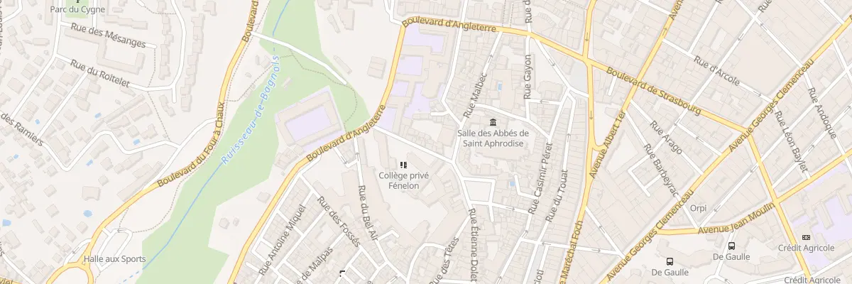 Plan du 8 Rue de la Faïence à Béziers
