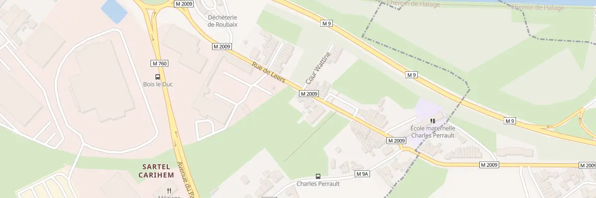 Plan du 150 Rue de Leers à Roubaix