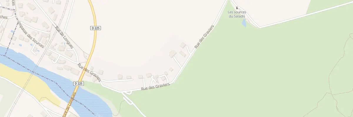 Plan du 9 Rue des Graviers aux Martres-de-Veyre