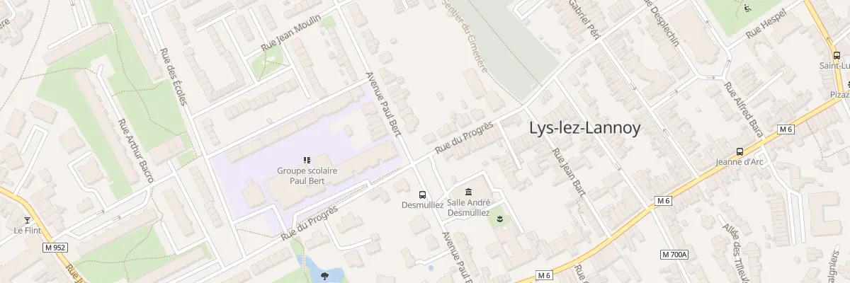Plan du 12 Rue du Progrès à Lys-lez-Lannoy