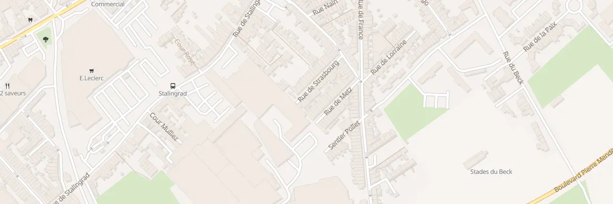 Plan du 27 Rue de Strasbourg à Wattrelos