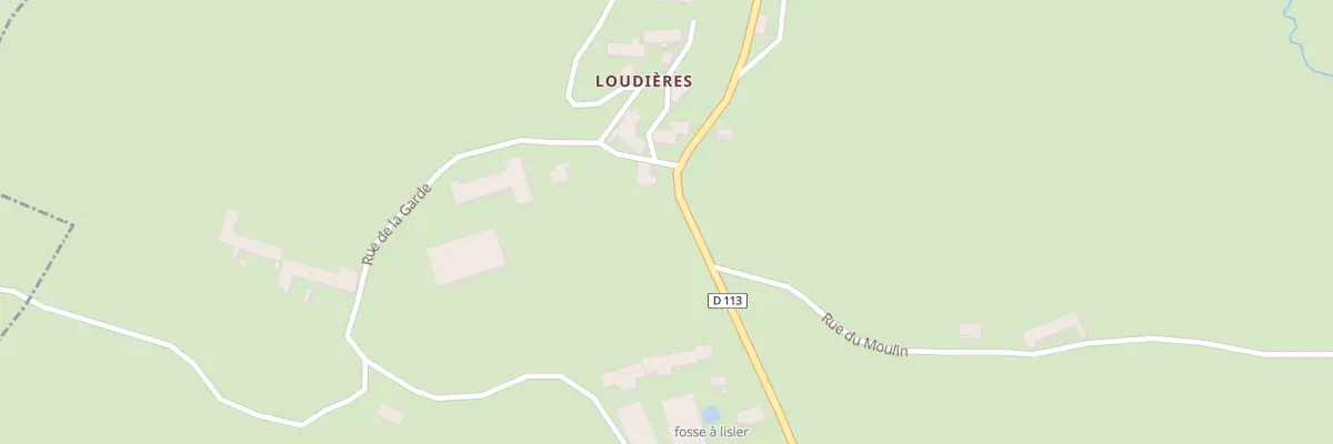 Plan du 5007 Loudieres à Montchamp