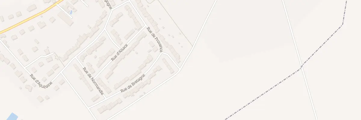 Plan du 50 Rue de Provence à Holnon
