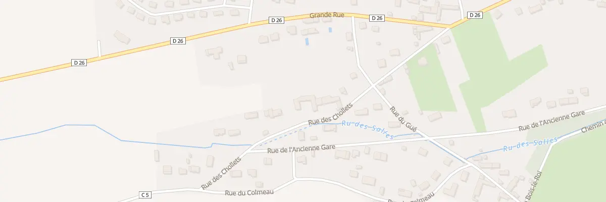 Plan du 12 Rue des Chollets à Nailly