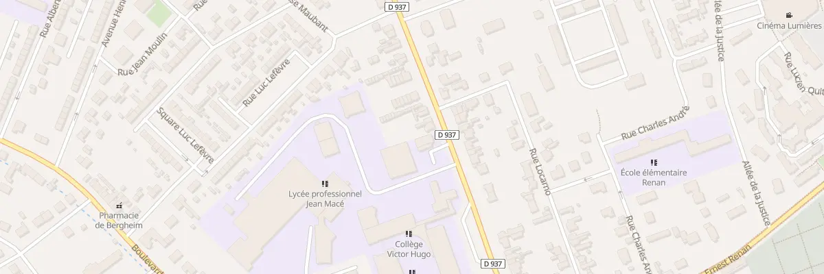 Plan du 9 Rue André Ternynck à Chauny