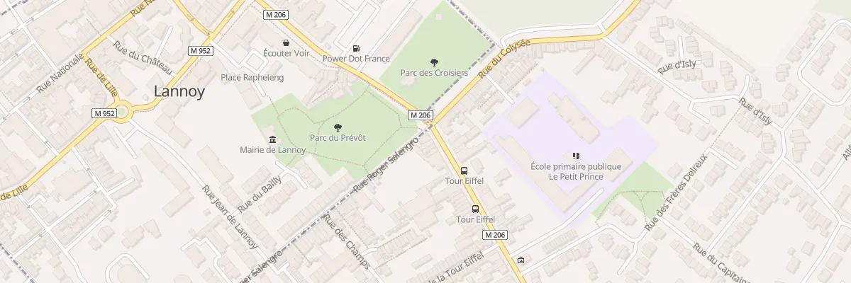 Plan du 2 Rue Gal Leclerc à Lys-lez-Lannoy