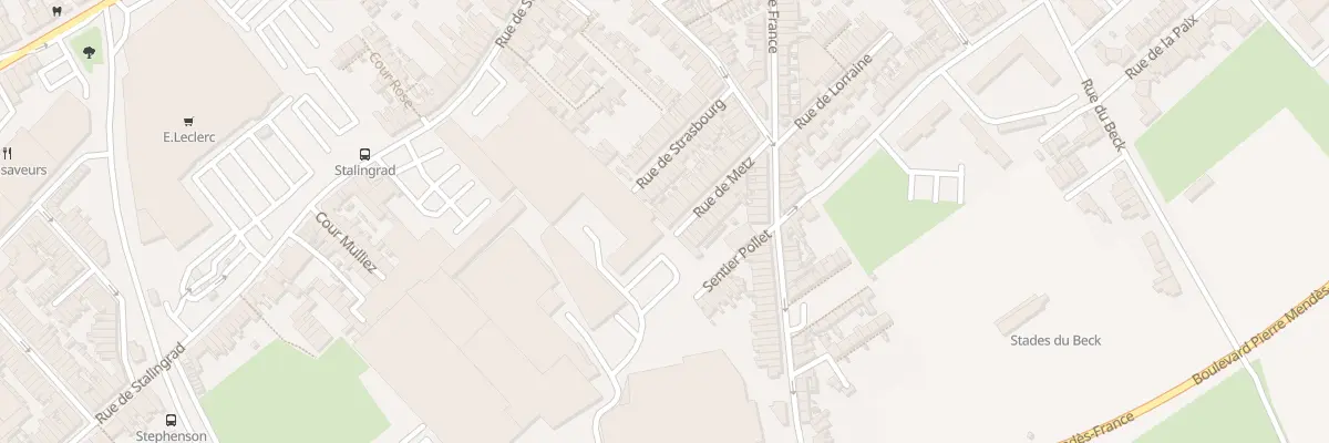 Plan du 30 Rue de Metz à Wattrelos