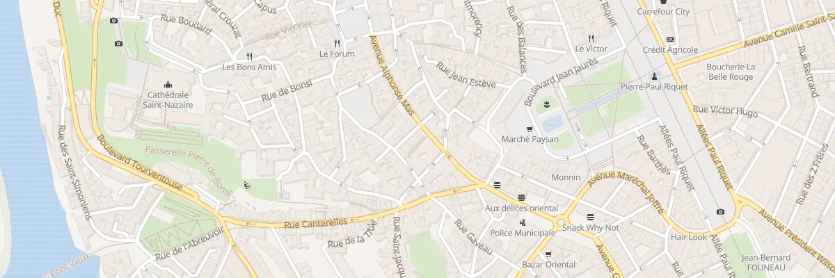 Plan du 11 Rue Mazagran à Béziers