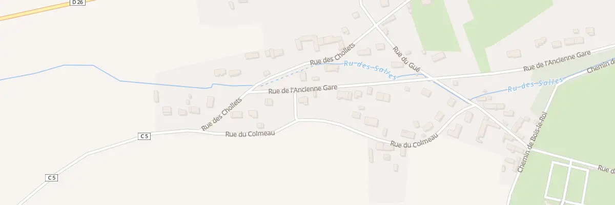 Plan du 6 Rue de l’Ancienne Gare à Nailly