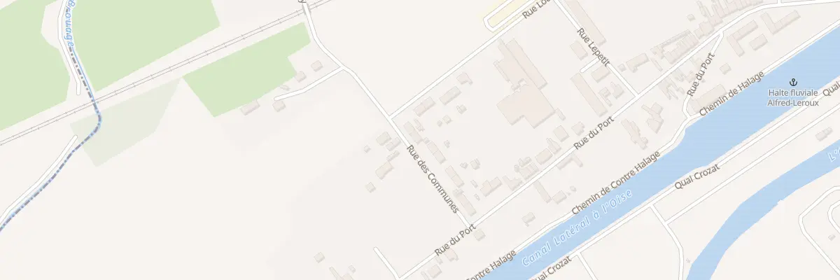 Plan du 3 Rue des Communes à Chauny