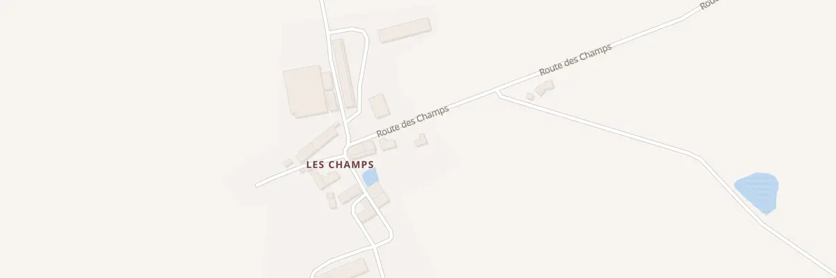 Plan du 3 Rte Des Champs à Meillard