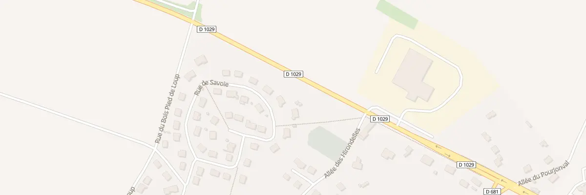 Plan du 22 Rue de Savoie à Holnon