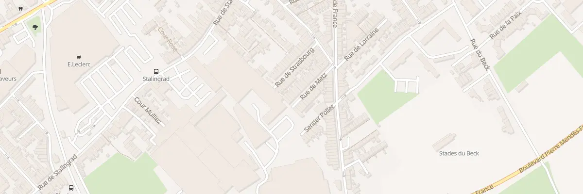 Plan du 26 Rue de Metz à Wattrelos