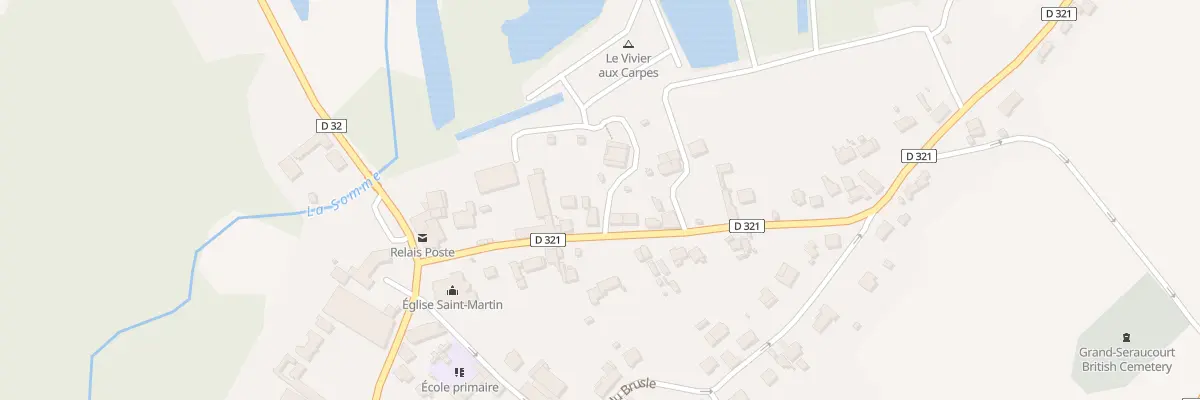 Plan du 8 Rue Charles Voyeux à Seraucourt-le-Grand