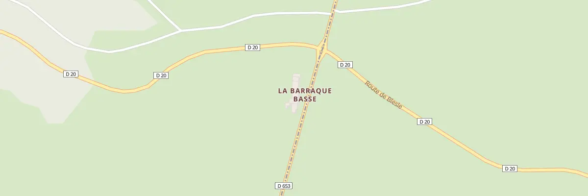 Plan du 5494 La Barraque Basse à Blesle