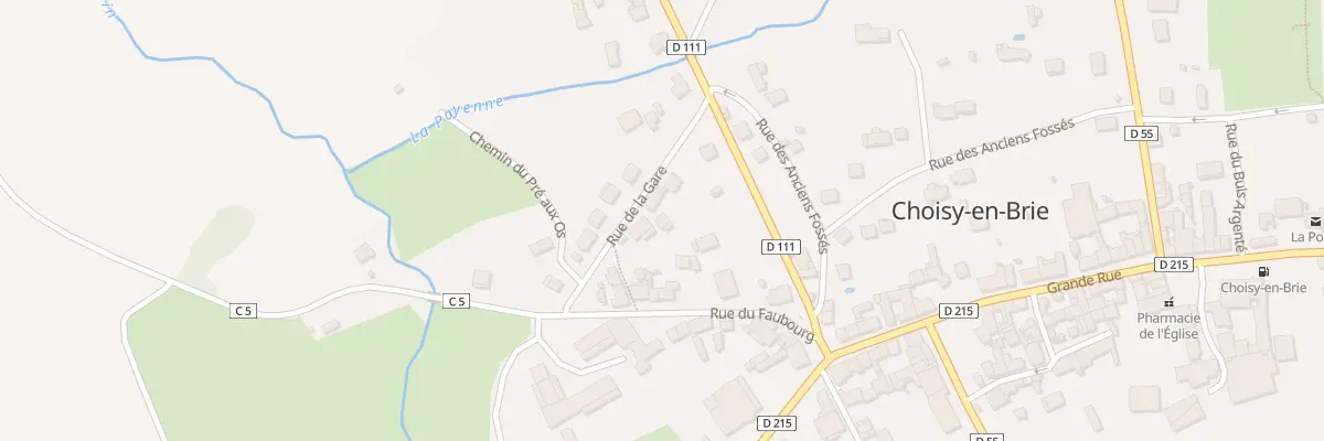 Plan du 8 Rue de la Gare à Choisy-en-Brie