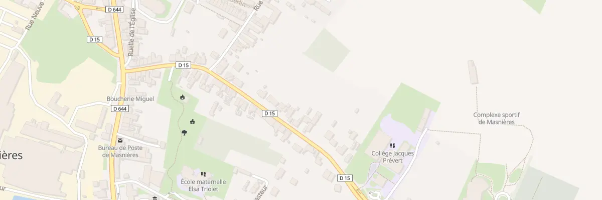 Plan du 27 Rue de Crèvecoeur à Masnières