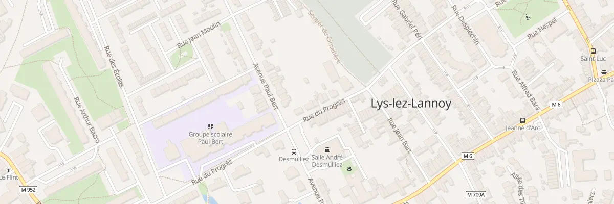 Plan du 10 Rue du Progrès à Lys-lez-Lannoy