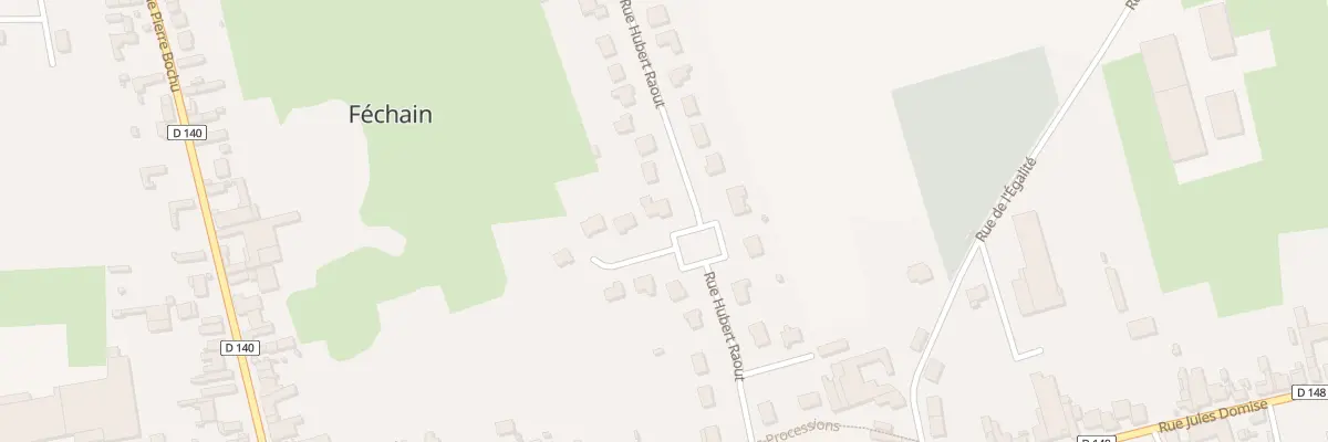 Plan du 19 Rue Hubert Raout à Féchain