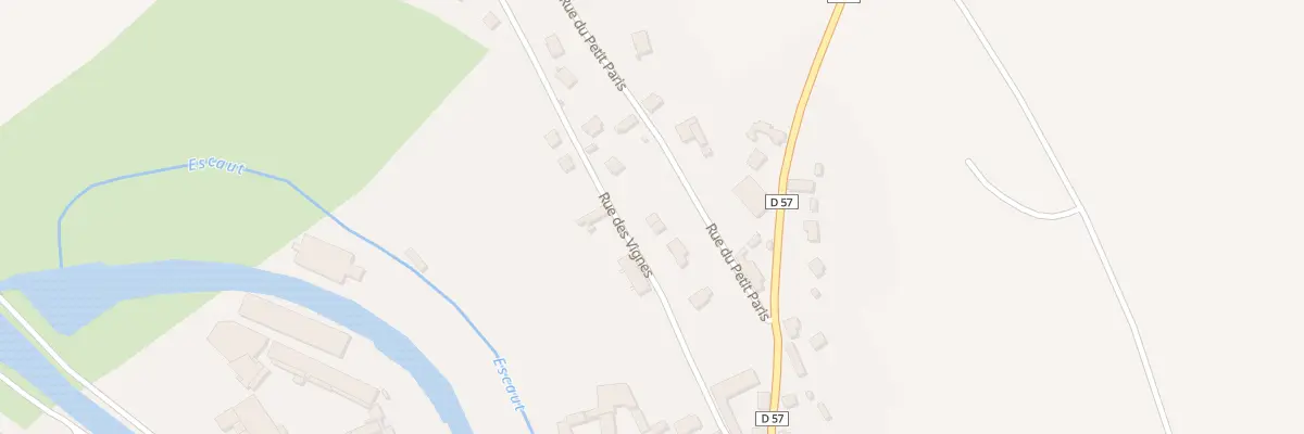 Plan du 6 Rue des Vignes à Vendhuile